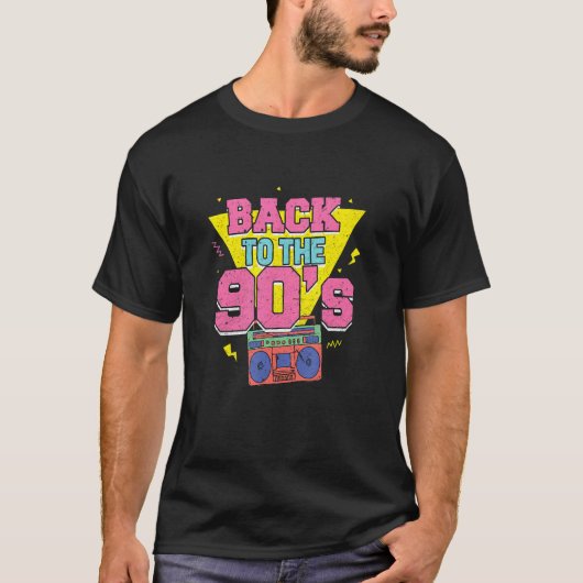 90年代のパーティー衣装レトロ衣装ヒット Tシャツ (正面)