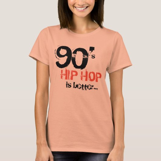 90年代のヒップホップは良い Tシャツ (正面)