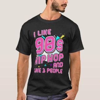 90年代のヒップホップギャングラップの衣料品オールドスクールレター Tシャツ