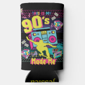 90年代のヒップホップビベスレトロで作られた スリム缶クーラー (裏面)