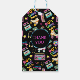 90年代のヒップホップVibesレトロが私のパターンを作った ギフトタグ