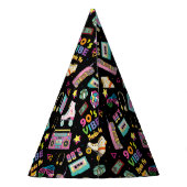 90年代のヒップホップVibesレトロが私のパターンを作った パーティーハット (裏面)