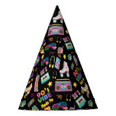 90年代のヒップホップVibesレトロが私のパターンを作った パーティーハット (正面)