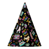 90年代のヒップホップVibesレトロが私のパターンを作った パーティーハット (左)