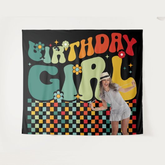 90年代のビッグスター誕生日記念撮影用背景 タペストリー (正面(横))