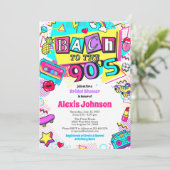 90年代のブライダルシャワーへの招待にバッハ 招待状 (スタンド正面)