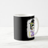 90年代のママ彼女のラグラット乱雑なバンヘアを育てる コーヒーマグカップ (正面右)