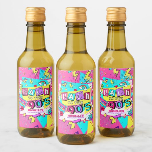 90年代のミニへのバッハ ワインラベル (ボトル)