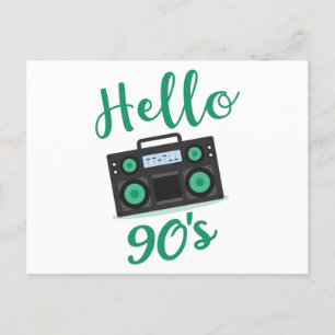 90年代のラジオカセットレコーダー ポストカード