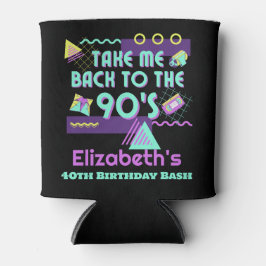 90年代のレトロ誕生日に戻る 缶クーラー