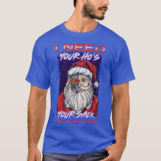 90年代のレトロ醜いクリスマスの男性の女おもしろい性クリスマス Tシャツ