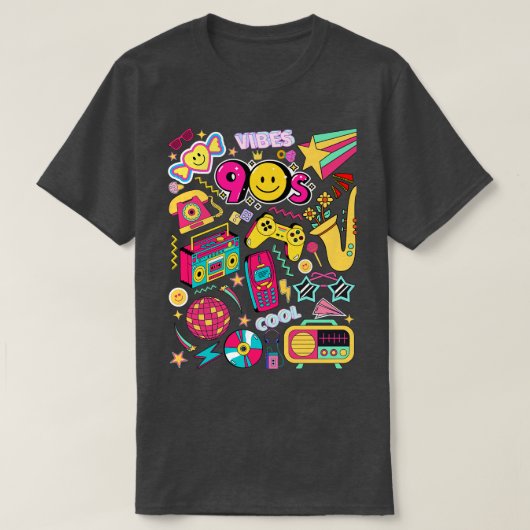 90年代のレトロ Tシャツ (デザイン正面)