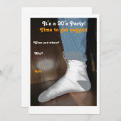 90年代のロックなパーティ 招待状 (正面/裏面)