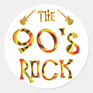 90年代のロック ラウンドシール