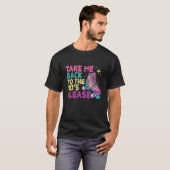 90年代のローラースケートに戻るローラースケート Tシャツ (正面フル)