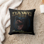 90年代の不安な犬のユーモアの中で、私はその痛みを感じている クッション (ブランケット)