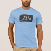 90年代の伝説 レトロなグリッチデザイン - ビンテージ 1990年代 Tシャツ (正面)