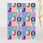 90年代の喜び カード (黄色い花)