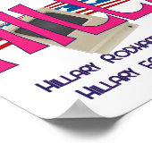 90年代の夢はヒラリーに生きている ポスター (角)