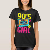 90年代の女の子の衣装90年代のパーティー女の子の衣装1990年代のFa Tシャツ (正面)