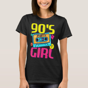 90年代の女の子の衣装90年代のパーティー女の子の衣装1990年代のFa Tシャツ