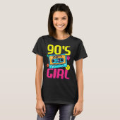 90年代の女の子の衣装90年代のパーティー女の子の衣装1990年代のFa Tシャツ (正面フル)