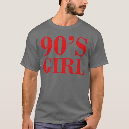 90年代の女子 少女 懐かしい ファミリー Tシャツ (正面)