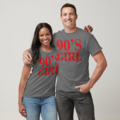 90年代の女子 少女 懐かしい ファミリー Tシャツ (ユニセックス)