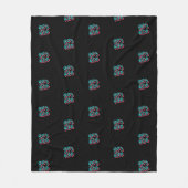 90年代の子 フリースブランケット (正面)