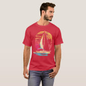90年代の帆船ファミリー Tシャツ (正面フル)