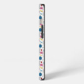90年代の幾何学模様 iPhoneケース (左側面)