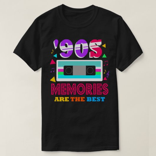 90年代の思い出が最高のだ Tシャツ (デザイン正面)