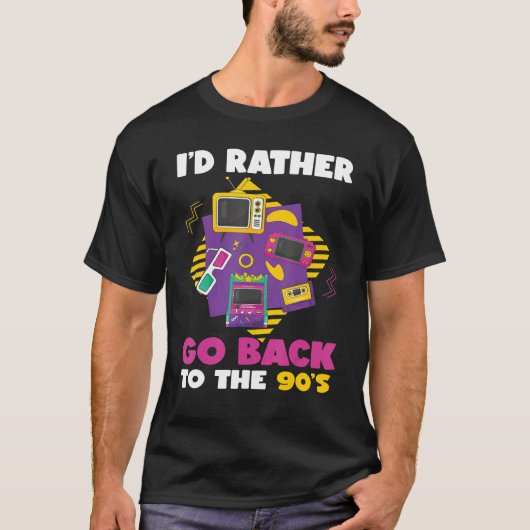90年代の懐かしい1990年代のAesに戻りたい Tシャツ (正面)