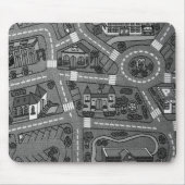 90年代の懐かしさ、トラックカーペットカーロード懐かしい マウスパッド (正面)