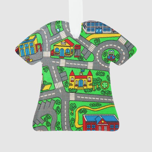 90年代の懐かしさ、トラックカーロードノスタルジア オーナメント (裏面)