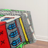 90年代の懐かしさ、トラックカーロードノスタルジック テーブルクロス (インサイチュ)