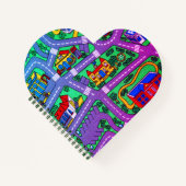 90年代の懐かしさ、トラックカーロードノスタルジック ノートブック (正面)