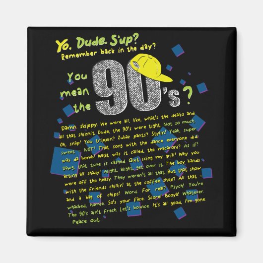 90年代の我々の発言 マグネット (正面)