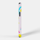 90年代の手描きドゥードル iPhoneケース (右側面)