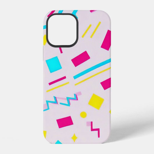 90年代の手描きドゥードル iPhoneケース (裏面)