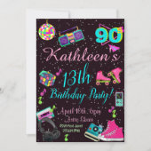 90年代の招待状、90年代に戻る、あらゆる時代、 招待状 (正面)