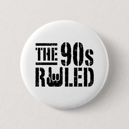 90年代の支配 缶バッジ (正面)