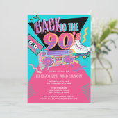 90年代の誕生日パーティーに戻る 招待状 (スタンド正面)