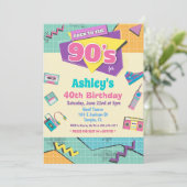 90年代の誕生日招待状に戻る 招待状 (スタンド正面)