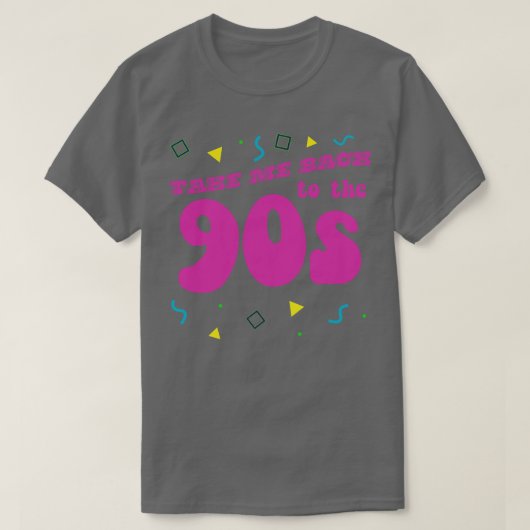 90年代の郷愁を思い起こさせる Tシャツ (デザイン正面)