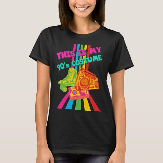 90年代の雰囲気 1990年代スタイル ファッション 90年代テーマの服装 Tシャツ (正面)