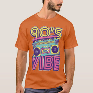 90年代の雰囲気 1990年代 ミュージックラバー 90年代 コスチュームパーティー Tシャツ