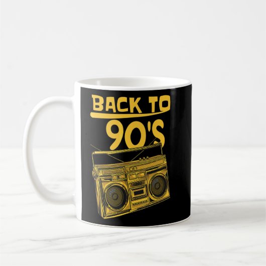90年代の音楽カセット90年代の雰囲気に戻る コーヒーマグカップ (左)