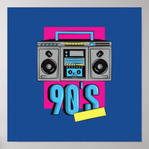 90年代の音楽ブーム ポスター