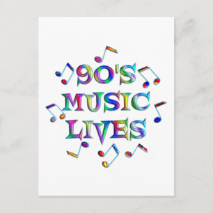 90年代の音楽ライブ ポストカード